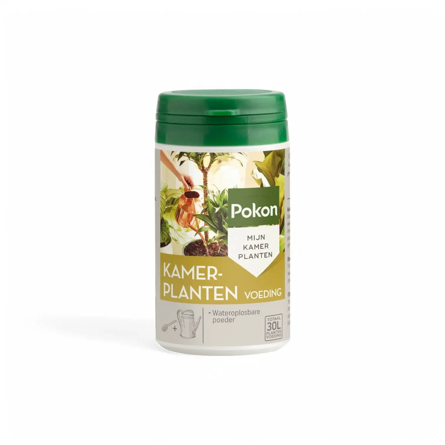 Pokon Houseplant Fertilizer Powder on white background.